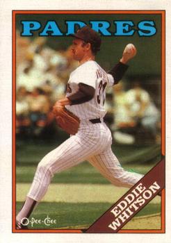 1988 O-Pee-Chee Baseball Cards 330     Eddie Whitson